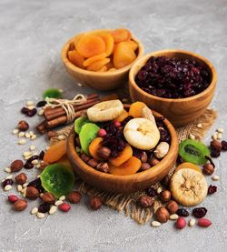 Dried fruits