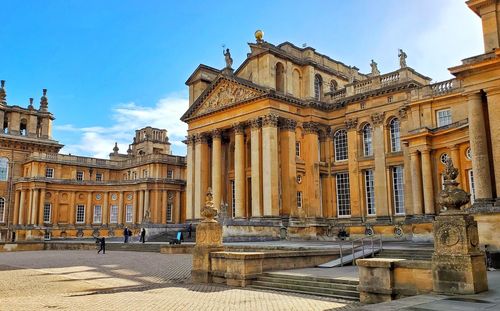 The beautiful blenheim palace.