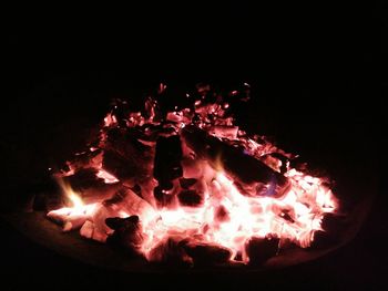 Bonfire at night