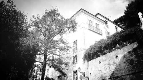 Low angle view of building against sky