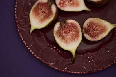 Close-up of fruits on table