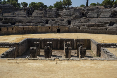 View of old ruins