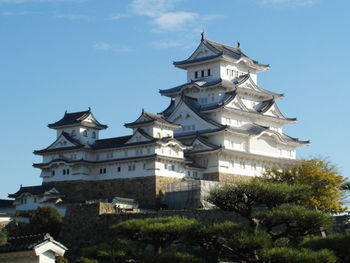 Low angle view of building against sky