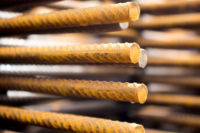 Close-up of rods