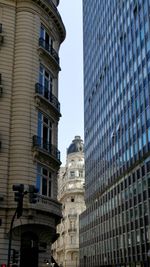 Low angle view of buildings against sky
