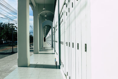 Corridor of building