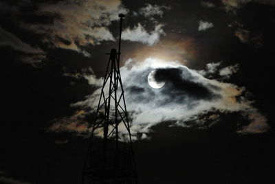 Low angle view of cloudy sky