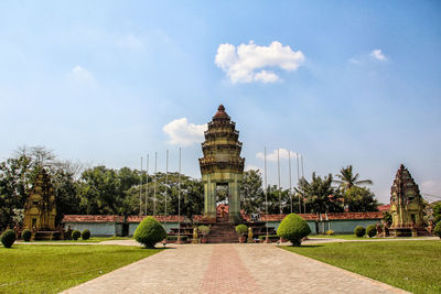 View of historic building against sky