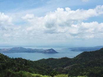 Panoramic view of landscape against sky