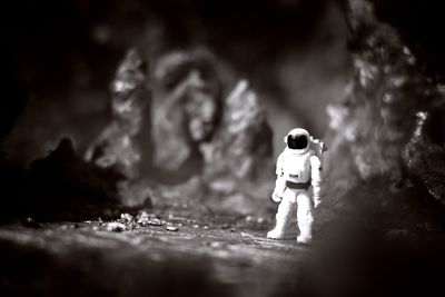 Astronaut at space