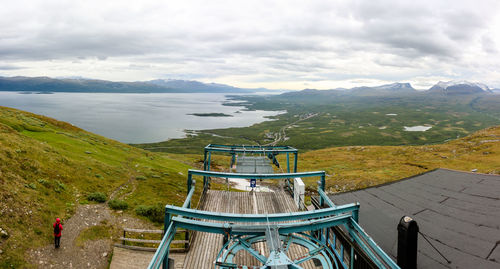 Cable car in abisko, sweden