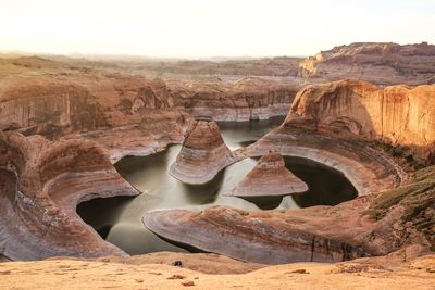 View of rock formations