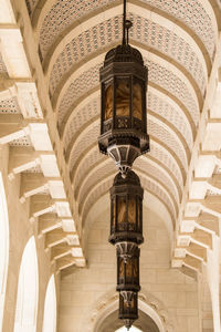 Low angle view of historic building