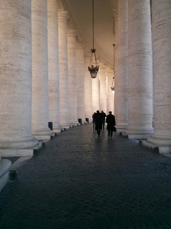 Vatican conversations. · vatican city columns Going for a walk Wandering people talking seriousness silence EyeEm Best Shots ;)