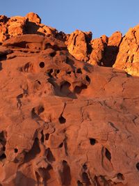 Rock formations in desert