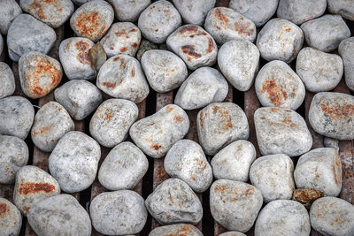 Full frame shot of pebbles