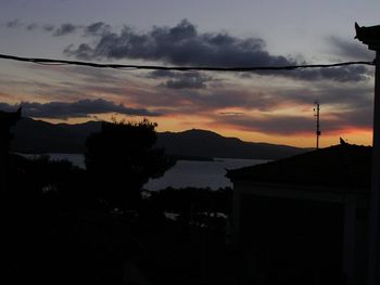 Sunset over mountain