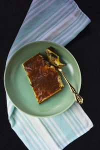 Moussaka, greek traditional food in a plate