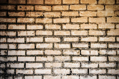 Full frame shot of brick wall