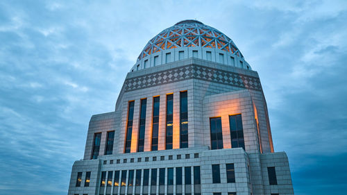 Low angle view of building against sky