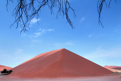 Low angle view of a desert