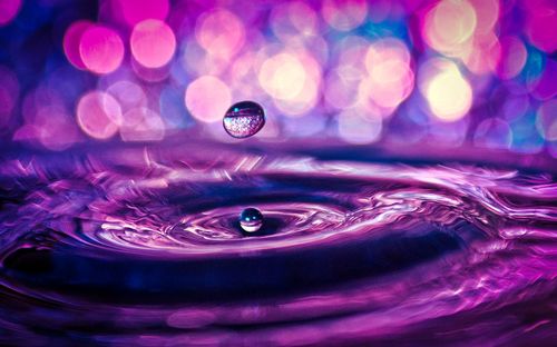 Full frame shot of water splashing