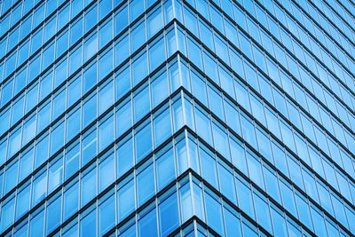 Low angle view of glass building