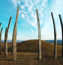 Panoramic view of landscape against sky