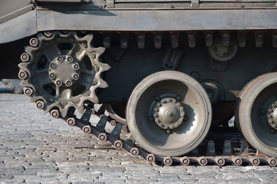 Close-up of vintage car