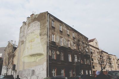 Low angle view of building against sky