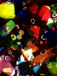 Close-up of multi colored objects