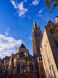 Low angle view of building against sky