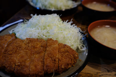 Close-up of food in plate