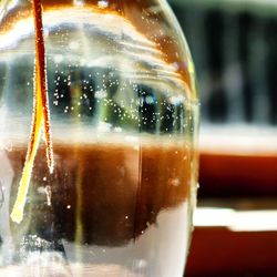 Close-up of drink in glass