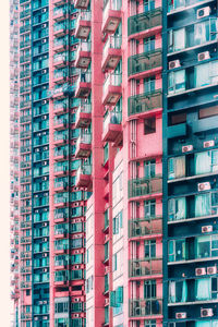 Full frame shot of residential building