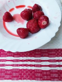 Close-up of strawberries