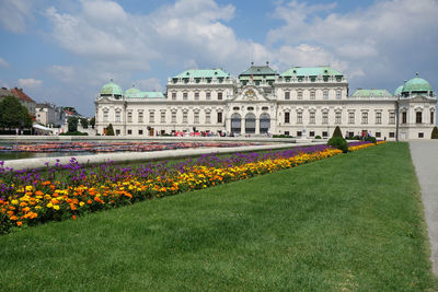 View of historic building in city