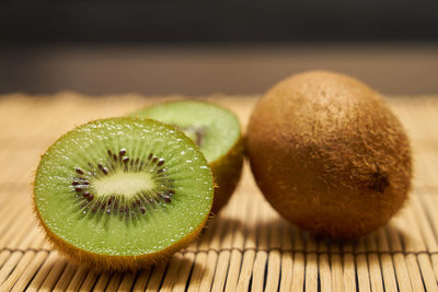 Close-up of fruits on table