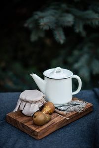 Breakfast on table