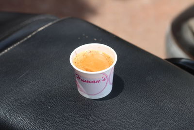 Close-up of drink on table