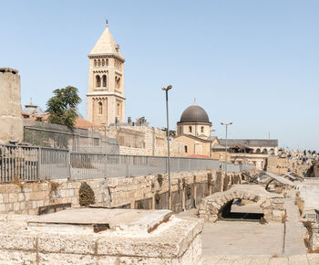 View of historic building against sky