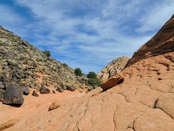 Red cliffs national conservation area on yellow knolls hiking trail southwest utah st. george
