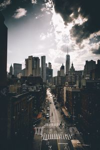 Cityscape against sky