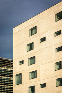 Low angle view of building against sky