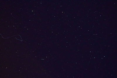 Star field against sky at night