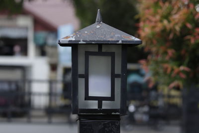 Lampshades in the garden