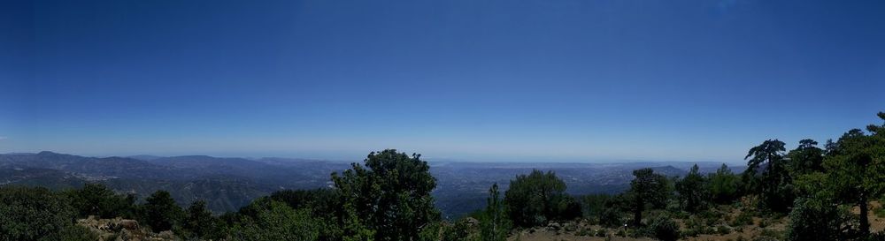 High angle view of landscape