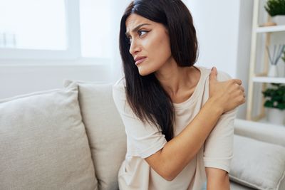 Young woman looking away