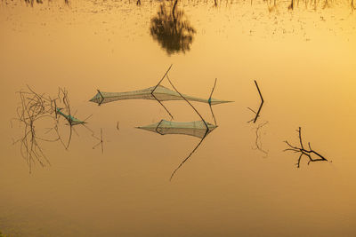 Sunset on the batiaghata, khulna, bangladesh.