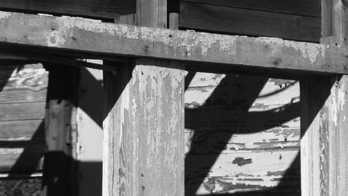 Close-up of wooden door